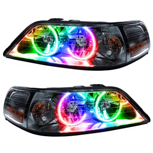 Lincoln TownCar Headlight Assemblies - ORACLE Lighting - SMD Pre-Assembled ColorSHIFT - `05-`11
